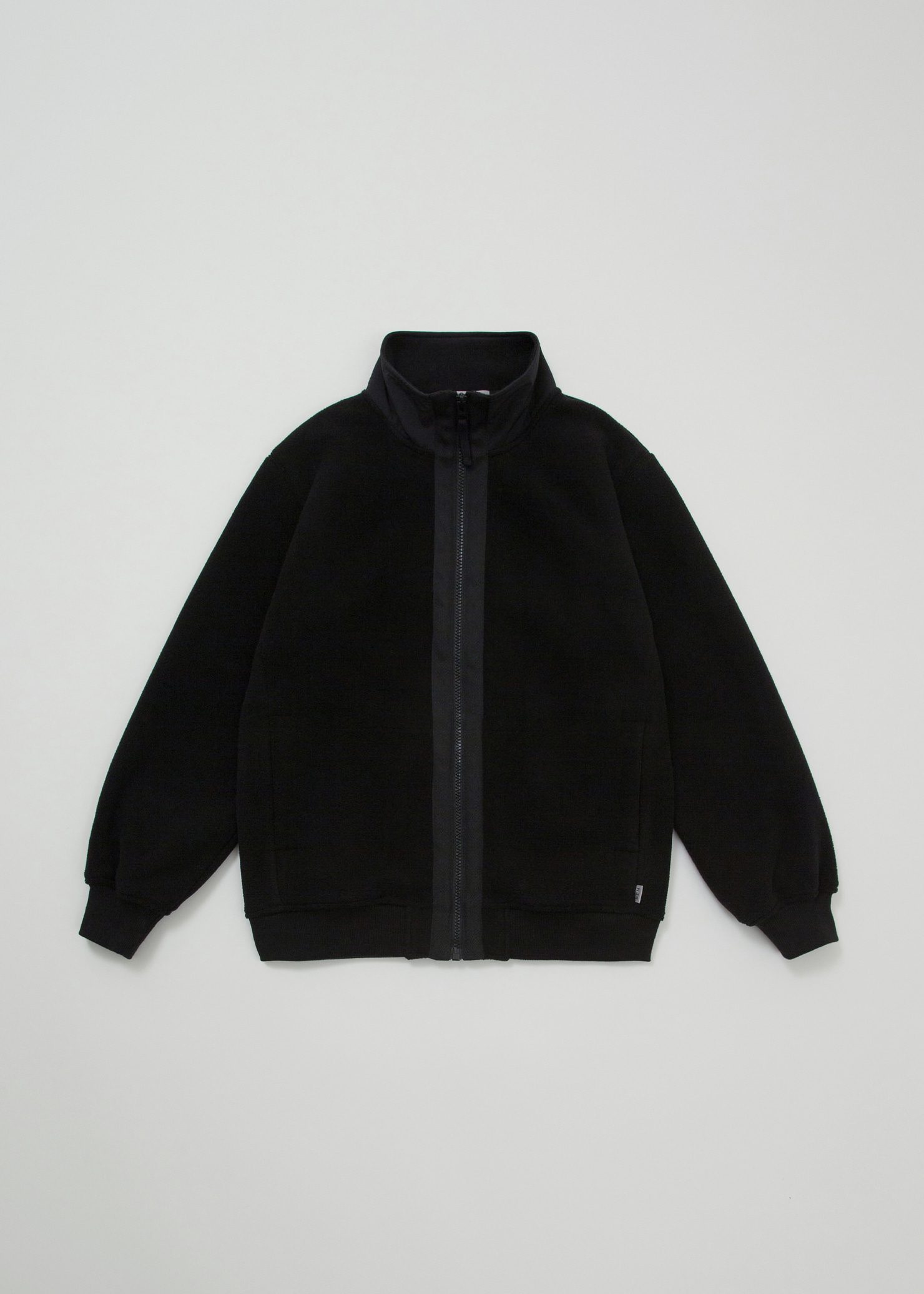 Standard Fleece Zip-up _ Black