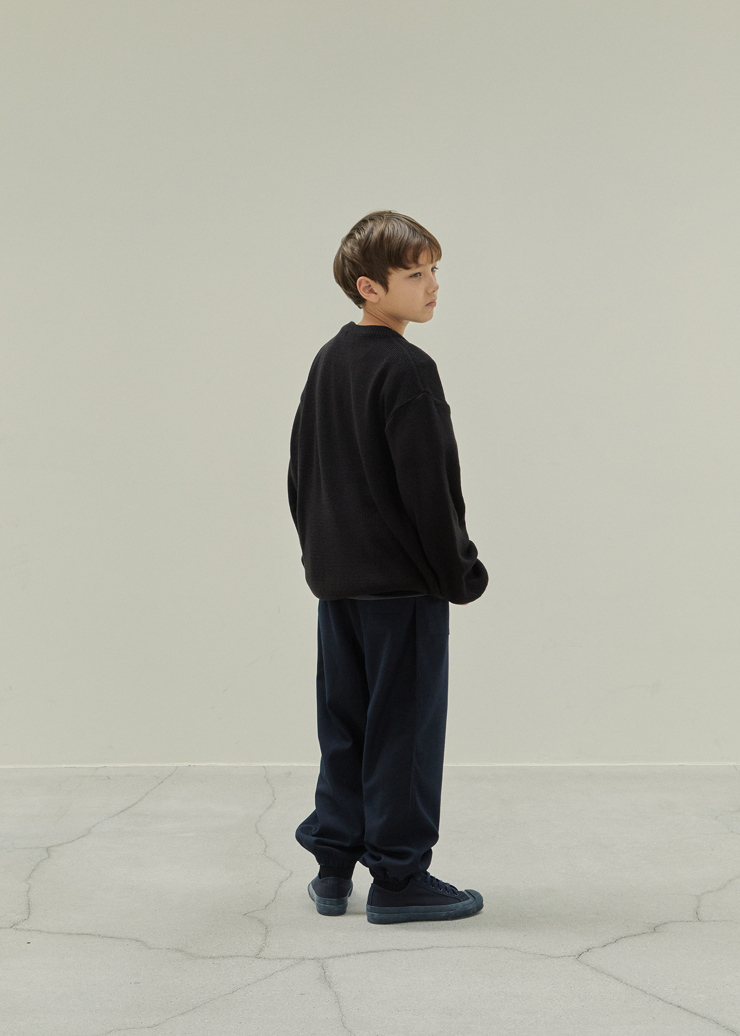 Flabby Knit Pullover_Black
