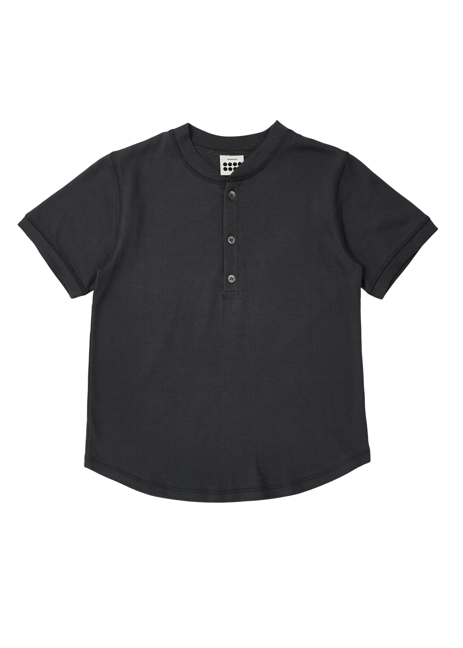 ben Tiny Button T_Charcoal