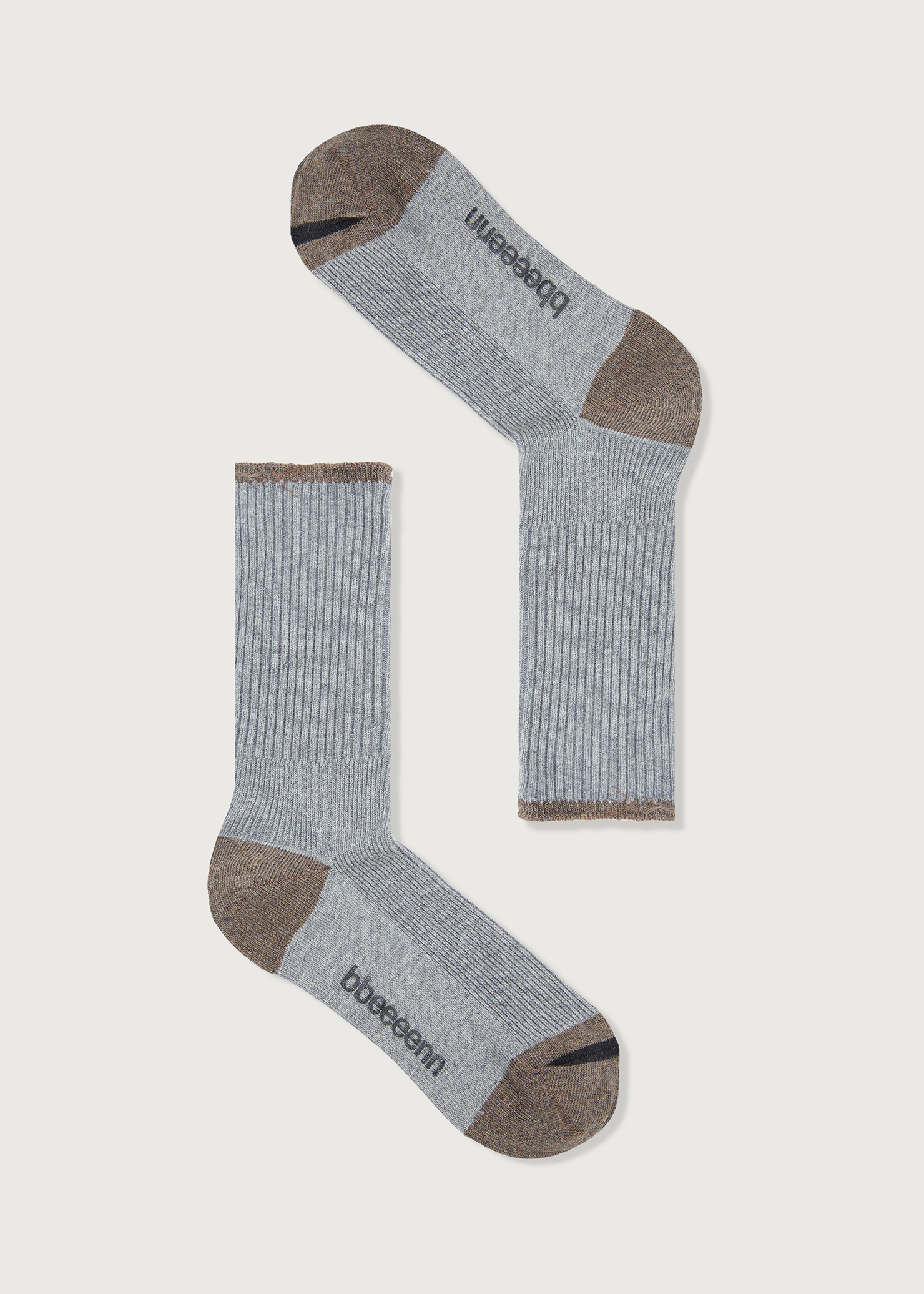 Two-tone Socks_Grey