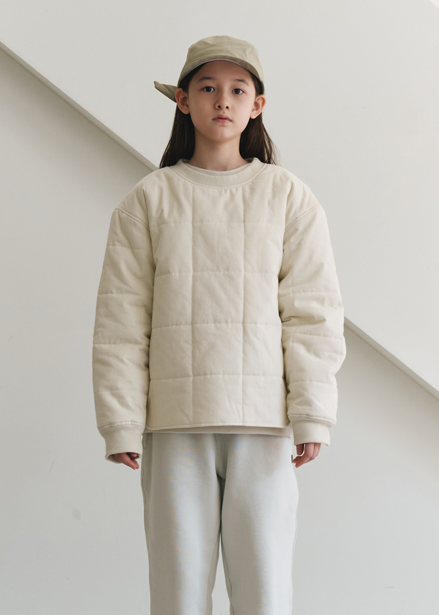 Quilted Bonded MTM _ Cream